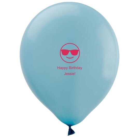 Sunglasses Emoji Latex Balloons